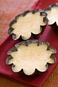 Coconut custard in small moulds