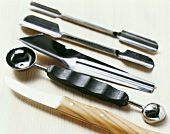 Assorted carving tools