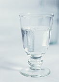 A glass of mineral water