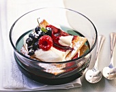 Tiramisu with berries