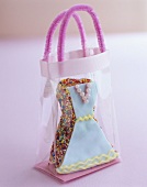 Iced cake (dress) in a bag