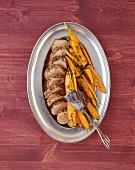 Pork fillet with glazed vanilla carrots