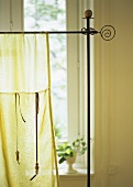 Organza curtain in sitting room