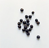 Several juniper berries