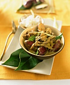 Beef curry with Thai-style aubergines
