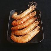 Steamed prawns