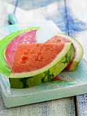 Frische Wassermelonenstücke