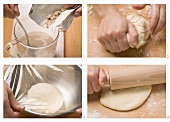 Making pizza dough