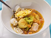 Fish soup with rouille