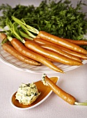 Carrots with herb butter
