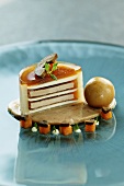 Goose liver tartlet with Madeira jelly and goose liver parfait