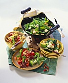 Brokkoli-Paprika-Gemüse, Sommergemüse mit Tofu, Kohlrabigemüse