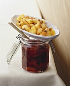 Kaiserschmarrn (chopped pancake) with damson compote (Austria)