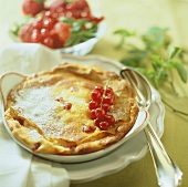 Crêpe filled with berry quark