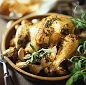 Chicken Filice - chicken with 40 cloves of garlic