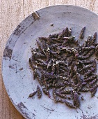 Dried lavender flowers