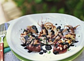 Squid in ink sauce