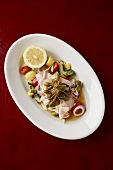 Pesce spada alla ligure (Smoked swordfish salad)