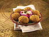 Falafel (Deep-fried chick-pea balls, Lebanon)