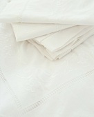 weiße Bettlaken