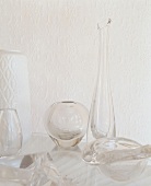 Assorted glassware