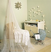 Nursery with cot and changing table