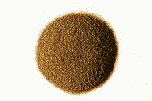 A heap of teff (Gluten-free grain from Ethiopia)
