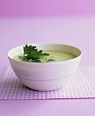 Pea soup with parsley