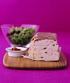 Chicken terrine with capers