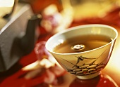 Pu-erh tea in a bowl