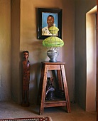 Arrangement of African art