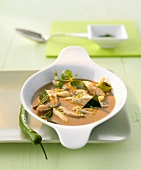 Chicken and coconut soup