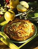 Apple puff pastry tart
