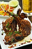 Spicy lamb chops (India)