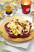 Beetroot salad with oranges and fennel