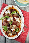 Meatballs in a Provancal tomato sauce