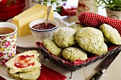 Spinach scones