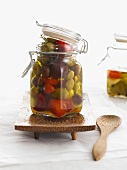 Marinated olives