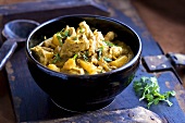 Pork curry with pineapple and coconut milk