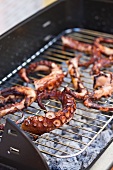 Octopus on a barbecue
