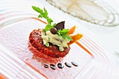 Tomato tartare with green beans