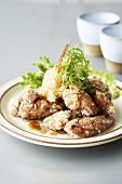 Deep-fried chicken pieces (Japan)