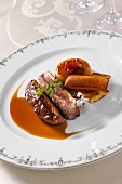 Beef with financiers (France)