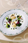 Fish tartare with vegetables