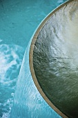 Bubble fountain in swimming pool (detail)