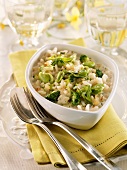 Risotto with spring vegetables