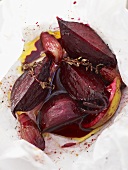 Braised beetroot