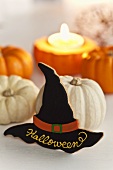 Pumpkins and witch's hat biscuit