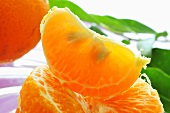 Mandarin orange segment (close-up)