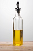 Rapeseed oil in bottle